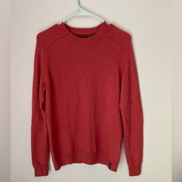 Superdry Lambswool Blend Red Sweater Size Medium - Picture 1 of 8